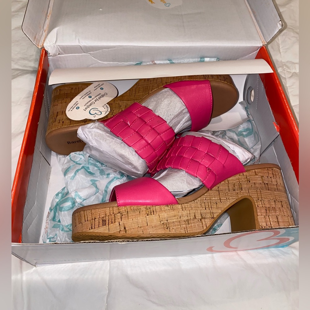 BareTraps Pink Punch Mavis Shoes
